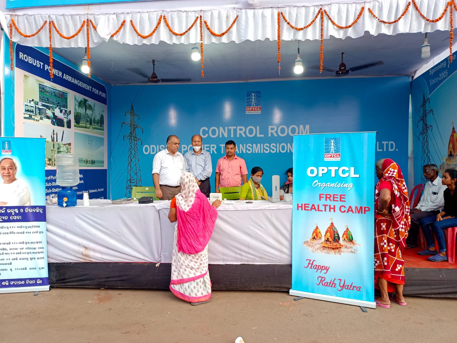 Free Helath Camp and Food distribution at Rathayatra